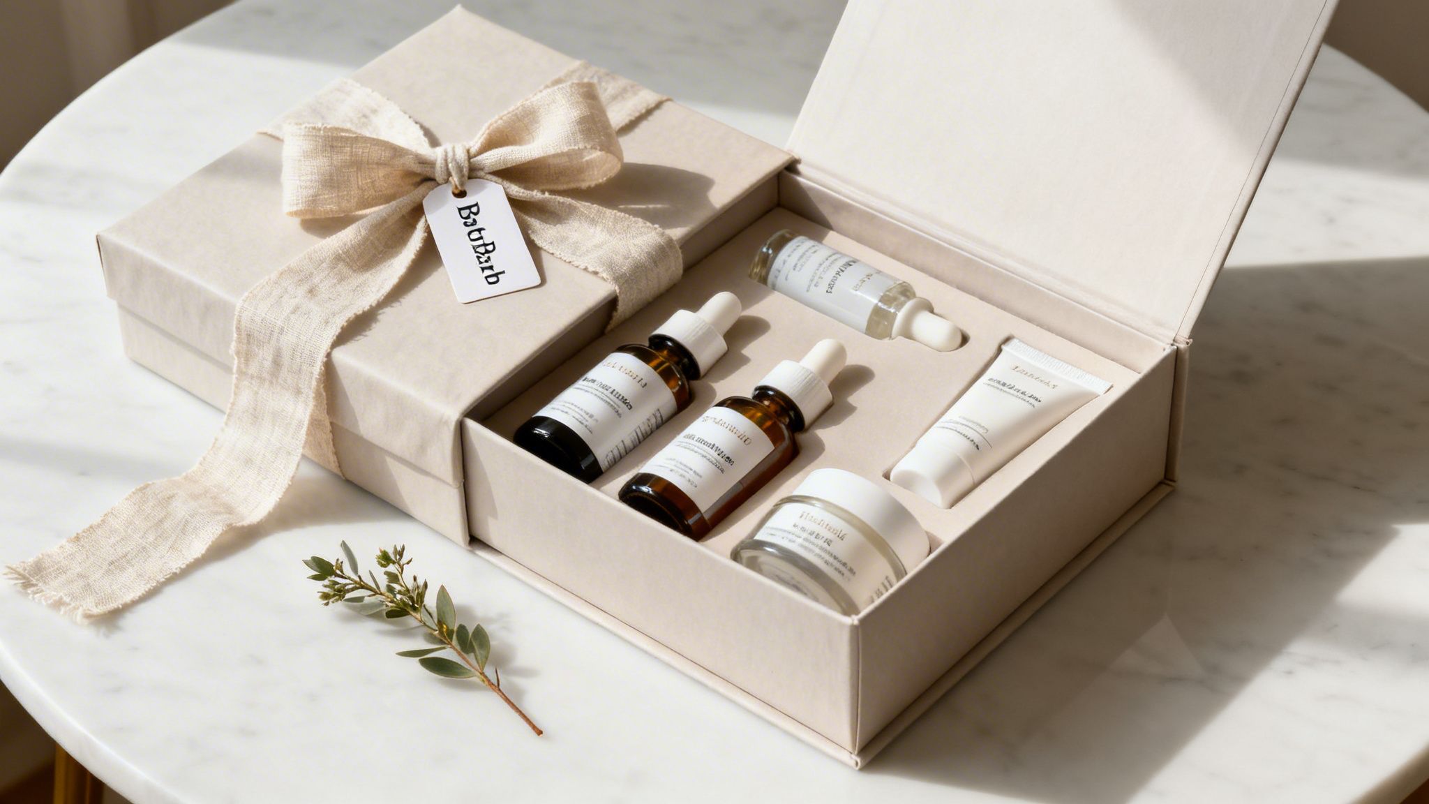 Coffret rituel douceur
